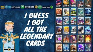 SPENDING 2 MILLION GEMS ON CHESTS AND CARD BAGS CLASH ROYALE