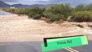 Flooding in Carefree Arizona