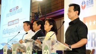 GO NEGOSYO: MEET THE VICE PRESIDENTIABLES PART (4/6)