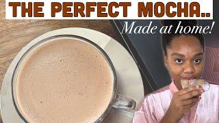 How To Make A Mocha! Perfect Chocolate Coffee Recipe! Making Coffee At Home!