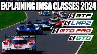 EXPLAINING ALL THE IMSA CLASSES IN 2024 - SPORTSCAR RACING GUIDE