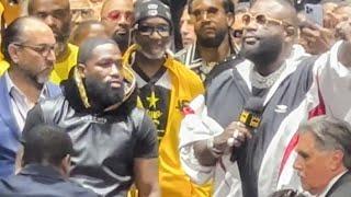 Adrien Broner RING WALK with Rick Ross MOMENTS BEFORE Blair Cobbs CLASH