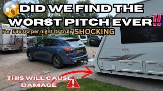 AVOID this campsite or you might DAMAGE your caravan!! - Sandford Parkdean