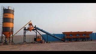 Terra Make Horizontal Concrete batching plant (Starts from 20 CuM/Hr to 120 CuM/Hr Capacity)