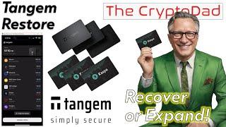 CryptoDad's Tangem Wallet Restore: How to do Seed Phrase Recovery & Add New Cards to an Existing Set