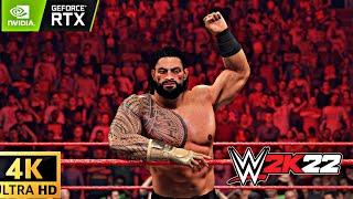 WWE 2K22 First Gameplay 4K | 60 FPS