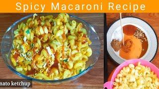 Spicy Macaroni Recipe | easy and quick Macaroni recipe by cooking with ayan tahir