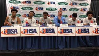 IHSA state tournament: Belleville West news conference after beating Chicago Curie