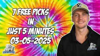 NBA, NCAAB, & NHL Best Bets for Today Picks & Predictions Wednesday 3/5/25 | 7 Picks in 5 Minutes