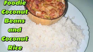 COCONUT  BEANS AND COCONUT  RICE RECIPE( Swahili dish)/ Easy Recipe