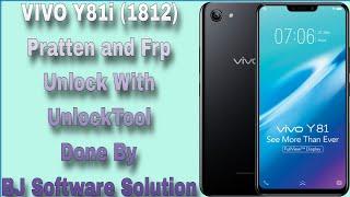 VIVO Y81i (1812) Pratten and Frp Unlock With UnlockTool Done By BJ Software Solution