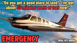 INCLEMENT Weather and LOW FUEL | ATC save pilot’t LIFE