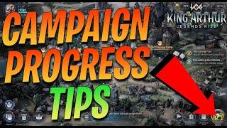 EVERYTHING You Need To Progress The Campaign Free To Play | King Arthur Legends Rise