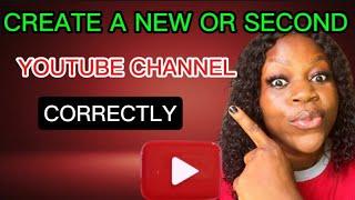 How To Create A New YouTube Channel | Create Second Channel in 2025 #seo