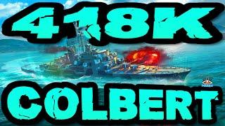 Colbert drückt 418K DMG *DD NEMESIS* im "400K Club" ️ in World of Warships 