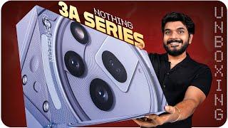 Nothing Phone 3a Pro & 3a Unboxing & Initial Impressions || ft. Nothing Phone 3a Series || in Telugu