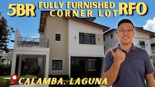 RARE 180SQM CORNER LOT 5BR Fully Furnished House for Sale in Calamba Laguna | Sentrina