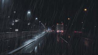 ️Highway Driving in the Rain Sound of Rain and Windshield WipersCar Driving White Noise