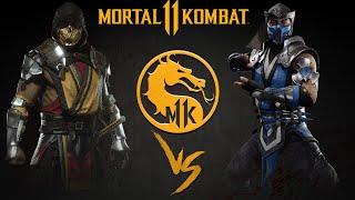 Mortal Kombat 11 Scorpion vs Sub Zero Скорпион против Саб Зиро