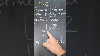 A topological proof of the infinitude of the primes