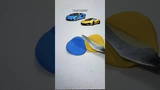 Mix Lamborghini color #colormixing #satisfying