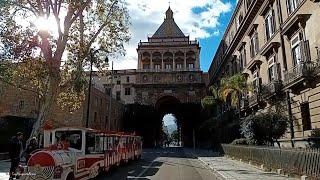   Quattro Canti, Cathedral Church to Porta Nuovo, Palermo, Sicily ( Walk Tour )