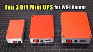 Top 3 Mini UPS for WiFi Router | 12V Mini UPS | Router UPS for Work for Home