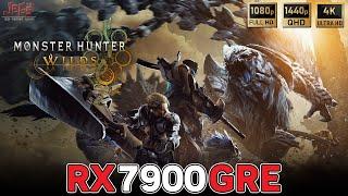 Monster Hunter Wilds | RX 7900 GRE | FHD, QHD, 4K benchmarks