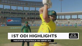 Pakistan v Australia - 1st ODI 2022 | Gaddafi Stadium Lahore | Gaming Series (Cricket 22)