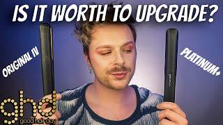 GHD PLATINUM FLAT IRON | Which GHD Is Better For The Hair | GHD Original Vs Platinum Plus