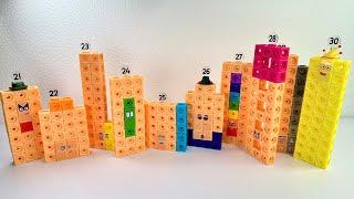 Numberblocks NEW ACTIVITY SET Count 21 to 30 | 123 Counting Fun Numbers For Kids Number Party