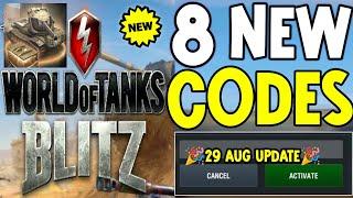 AUGUST!!World Of Tanks Blitz Codes 2024- World Of Tanks Blitz Redeem Codes 2024