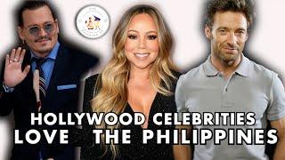 HOLLYWOOD CELEBRITIES LOVE THE PHILIPPINES #filipino #trending