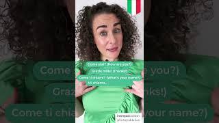 6 Phrases for making SMALL TALK in Italian