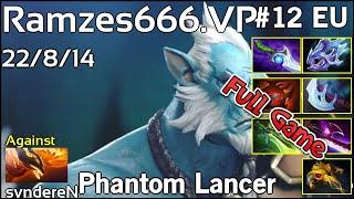 Ramzes666  Phantom Lancer - Dota 2 Full Game 7.19