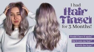 I had Hair Tinsel for 3 Months! | Review