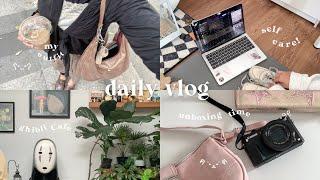 Daily vlog: productive time! , work out , clean my room, coffe shop , gibli cafe , bqq!! :33