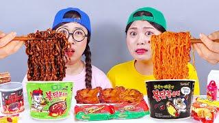 Korean Convenience Store Spicy Food Mukbang DONA