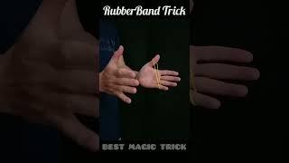 BEST Magic. Tutorial RubberBand Amazing Trick (61). #magic #shorts #magictrick #trendingmagic