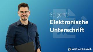 Angebote elektronisch unterschreiben mit WISO MeinBüro Rechnungen