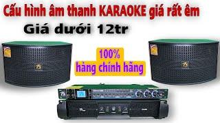Bộ âm thanh karaoke giá chỉ dưới 12tr. Âm thanh hay, hàng 100% chính hãng PS audio.Đẩy TD850+...