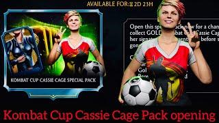 Kombat Cup Cassie Cage special Pack Open | MK Mobile