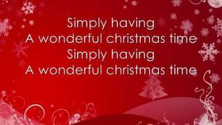 Paul McCartney - Wonderful Christmas time *lyrics on screen*