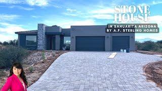 SNEAK PEEK of what you can build in Southern Arizona! [Stone House by A.F. Sterling Homes Sahuarita]