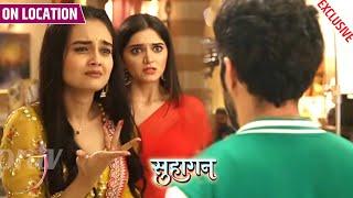 Suhagan | Vedant Ne Liya Swara Se Shaadi Karne Ka Faisla, Dhwani Ka Tuta Dil | On Location