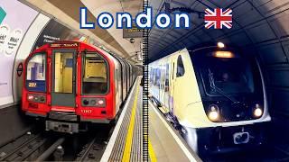 Underground, Trains and Buses in London, UK  | 2024