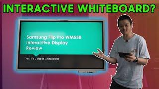 Who is this for? Samsung Flip Pro 55-inch WM55B interactive digital whiteboard review!