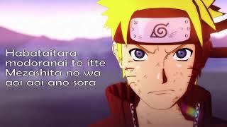 Blue bird song with lyrics || Naruto song || Aoi Aoi ano Sora