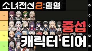 소녀전선2 중섭 오픈부터 직접 써보면서 만든 캐릭터 티어표 [24년 12월 기준]