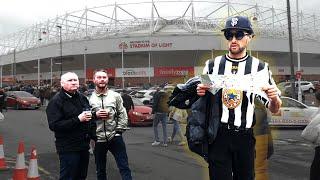 Wearing a Newcastle Top In Sunderland!